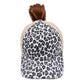 Ponytail Hat with Criss Cross Back Patterns