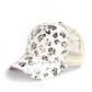 Ponytail Hat with Criss Cross Back Patterns
