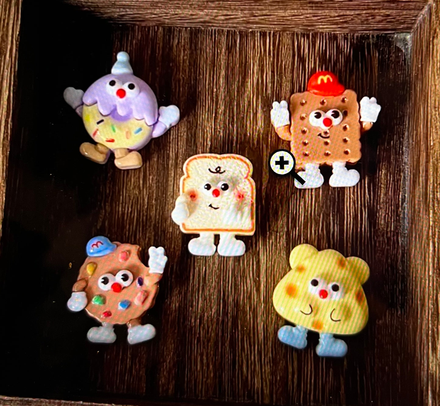 CUTE FOOD RESIN CHARM FLATBACKS