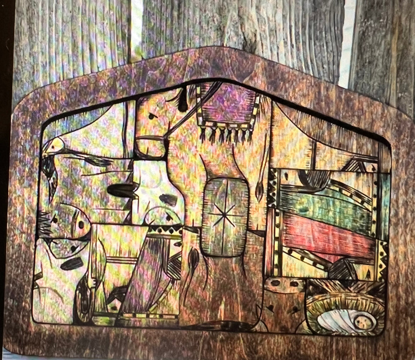 WOODEN NATIVITY SET