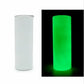 20oz SKINNY STRAIGHT SUBLIMATION CUP GLOW IN THE DARK