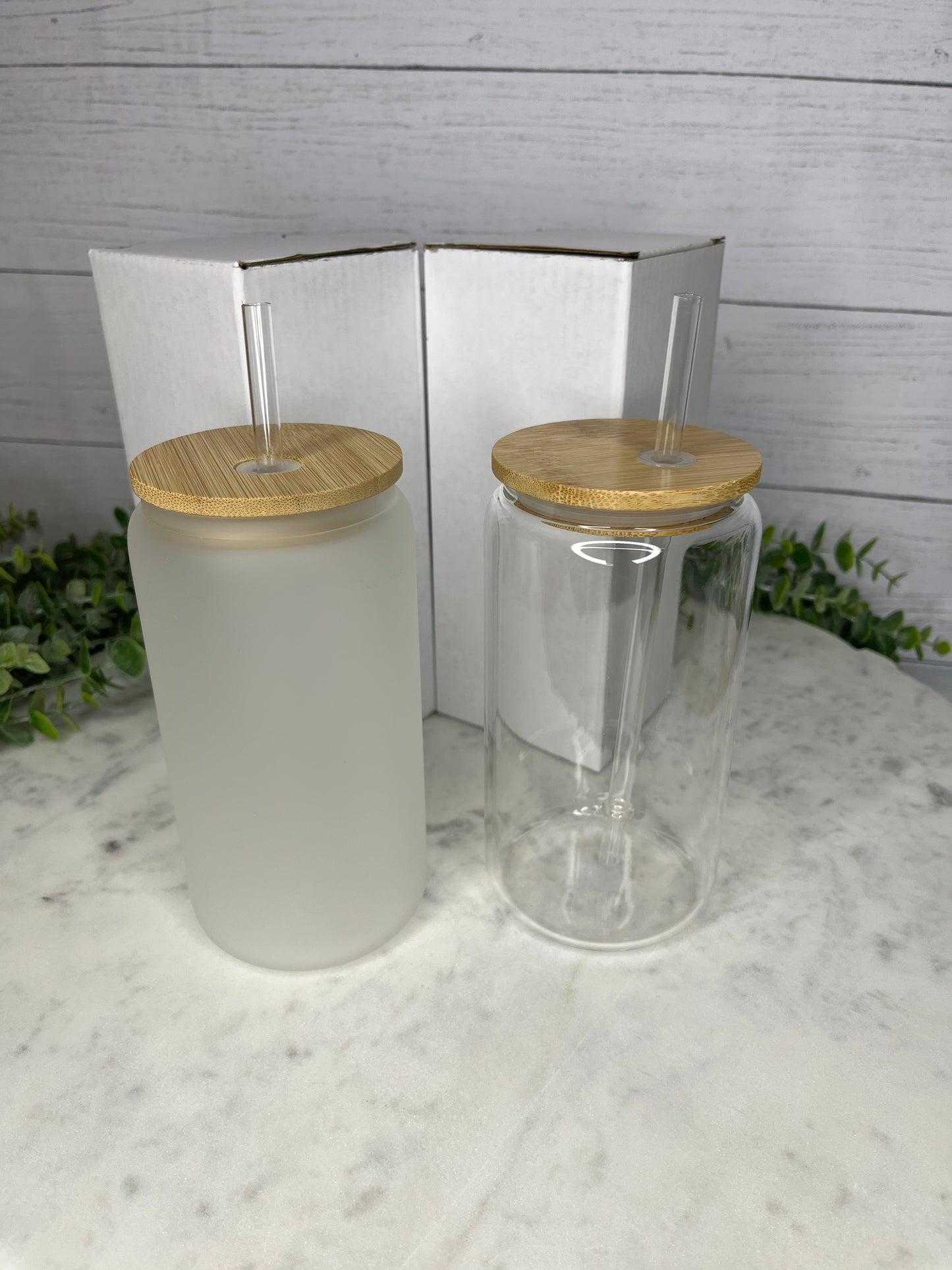 16oz CLEAR GLASS SUBLIMATION LIBBY CUP