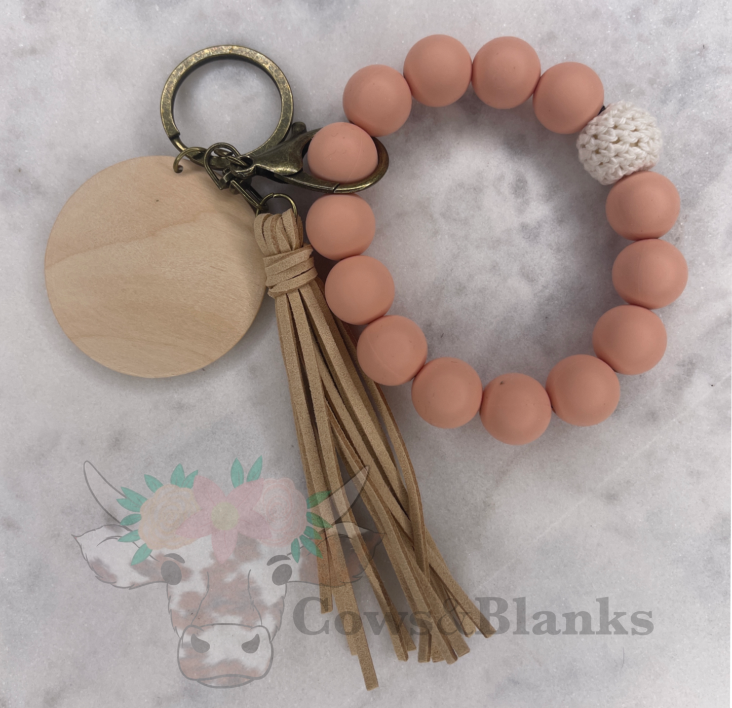 BOHO CROCHET SILICONE BEADED WRISTLET/BRACELET